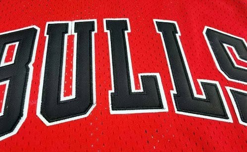 Men's Derrick Rose Red Retro Classic Team Jersey - Image 8
