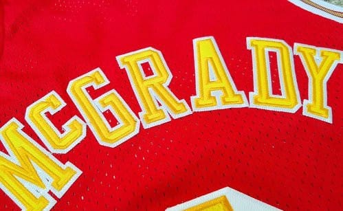 Men's Tracy McGrady Red Retro Classic Team Jersey - Image 8