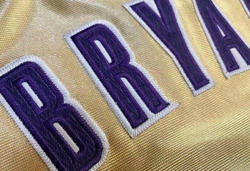 Men's Kobe Bryant Golden Retro Classic Team Jersey - Image 3