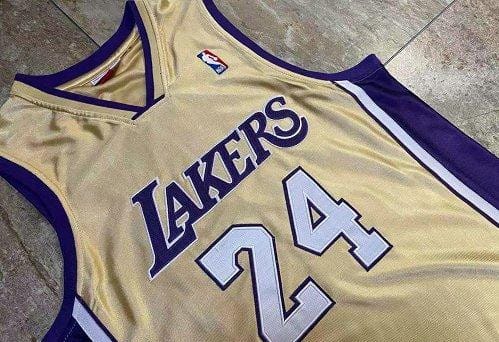 Men's Kobe Bryant Golden Retro Classic Team Jersey - Image 10