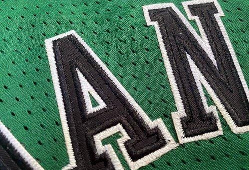 Men's Michael Jordan Green Retro Classic Team Jersey - Image 3