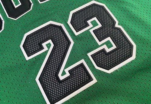 Men's Michael Jordan Green Retro Classic Team Jersey - Image 8