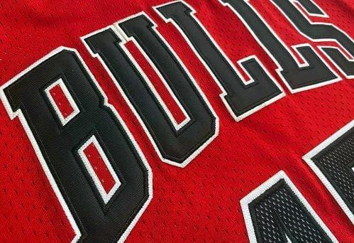 Men's Michael Jordan Red Retro Classic Team Jersey - Image 7