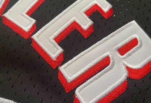 Men's Clyde Drexler Black Retro Classic Team Jersey - Image 3