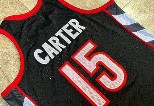 Men's Vince Carter Purple Retro Classic Team Jersey - Image 8