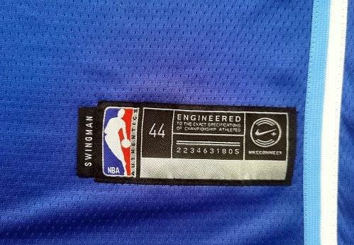Men's LeBron James Blue Retro Classic Team Jersey - Image 5