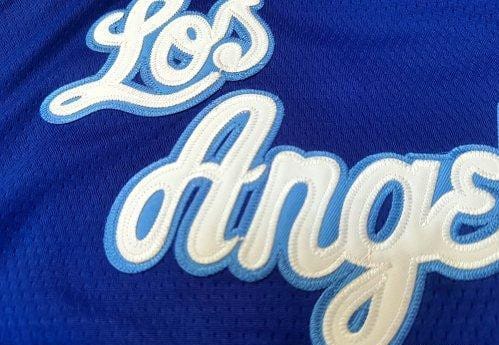 Men's LeBron James Blue Retro Classic Team Jersey - Image 4