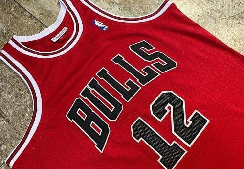 Men's Michael Jordan Red Retro Classic Team Jersey - Image 3
