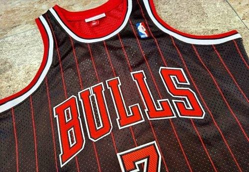 Men's Toni Kukoc Black Retro Classic Team Jersey - Image 3