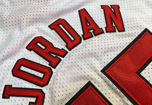 Men's Michael Jordan White Retro Classic Team Jersey - Image 3
