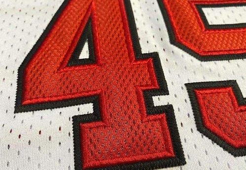 Men's Michael Jordan White Retro Classic Team Jersey - Image 7