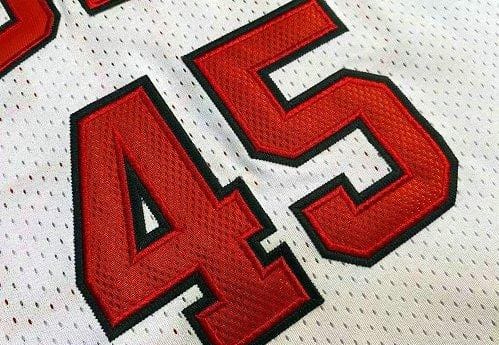 Men's Michael Jordan White Retro Classic Team Jersey - Image 8