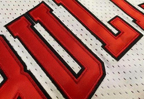 Men's Michael Jordan White Retro Classic Team Jersey - Image 9