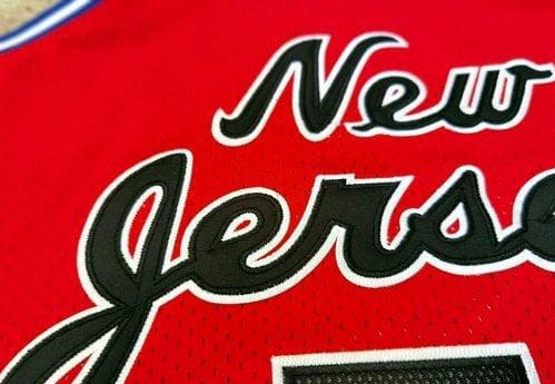 Men's Jason Kidd Red Retro Classic Team Jersey - Image 8
