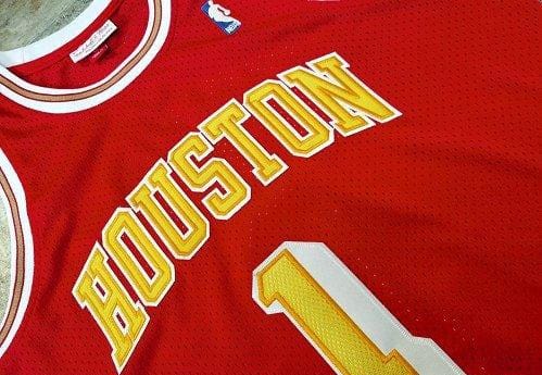 Men's Tracy McGrady Red Retro Classic Team Jersey - Image 2