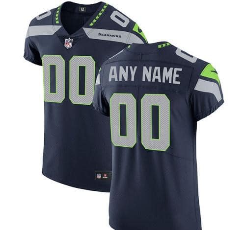 Men's College Navy Custom Elite Team Jersey