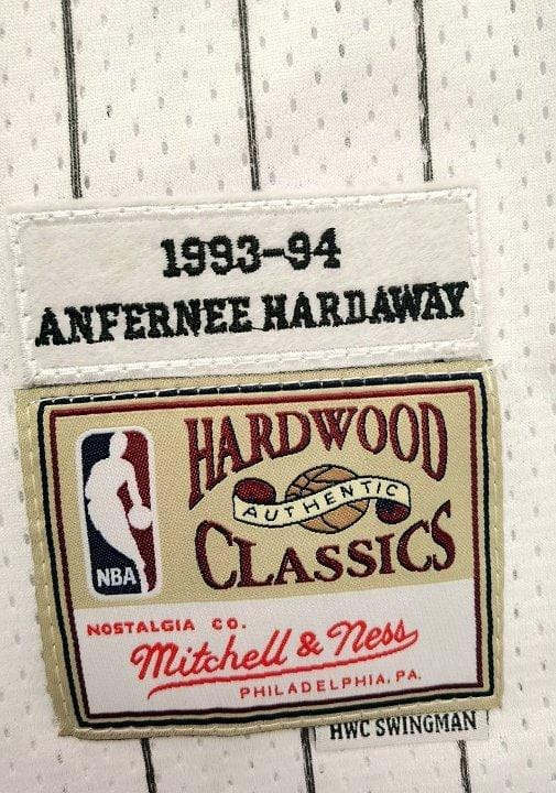 Men's Anfernee Hardaway White Retro Classic Team Jersey - Image 4