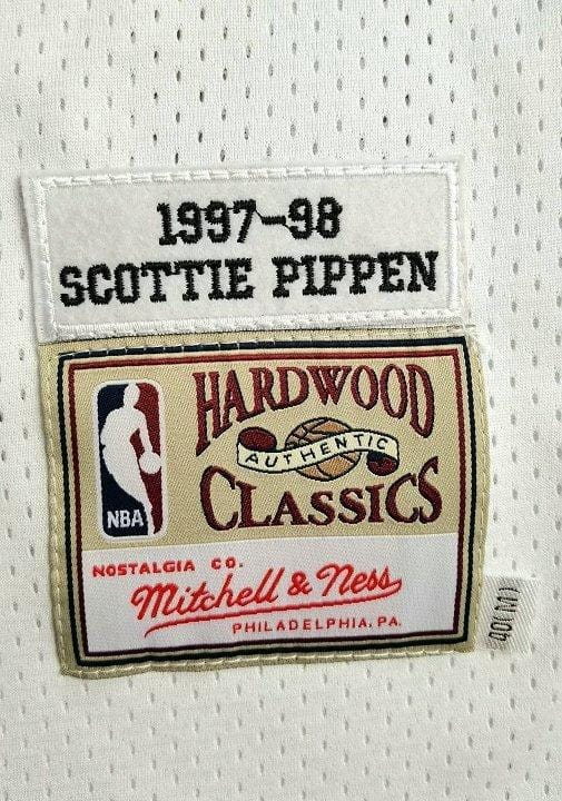 Men's Scottie Pippen White Retro Classic Team Jersey - Image 5