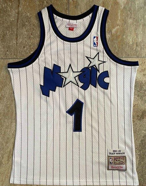 Men's Tracy McGrady White Retro Classic Team Jersey - Image 10