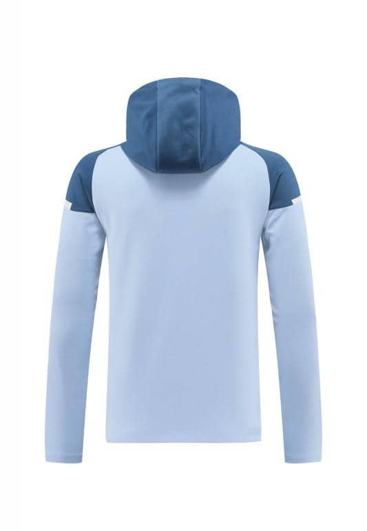 24/25 Manchester City Light Blue Hoodie Full Zipper Jacket +Long Pants - Image 11