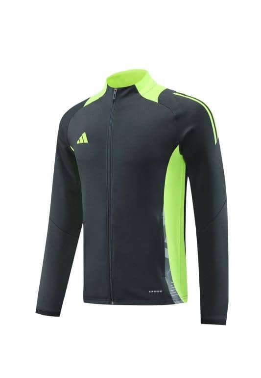 24/25 Adidas Grey/Green Full Zipper Jacket +Long Pants - Image 10