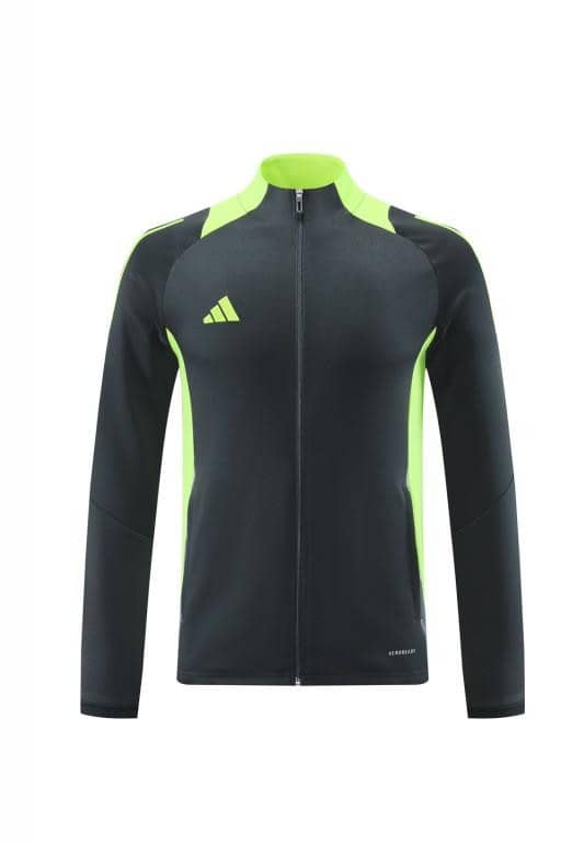 24/25 Adidas Grey/Green Full Zipper Jacket +Long Pants - Image 11
