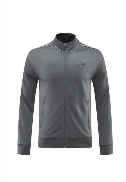 24/25 Adidas Original Grey Full Zipper Jacket +Long Pants - Image 17