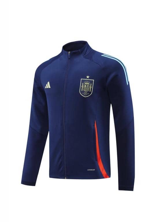 2024 Spain Navy Full Zipper Jacket +Long Pants - Image 13