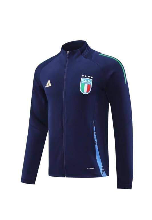 2024 Italy Navy Full Zipper Jacket +Long Pants - Image 14