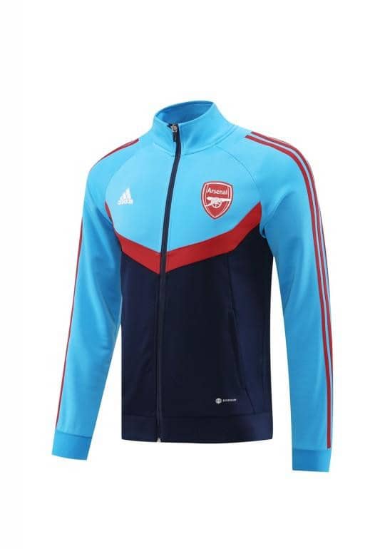 24/25 Arsenal Black/Blue Full Zipper Jacket +Long Pants - Image 24