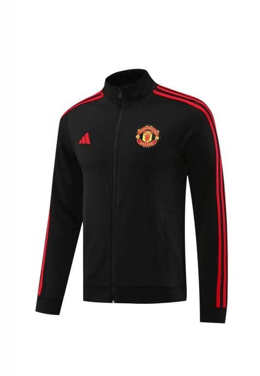 24/25 Manchester United Black Full Zipper Jacket +Long Pants - Image 22