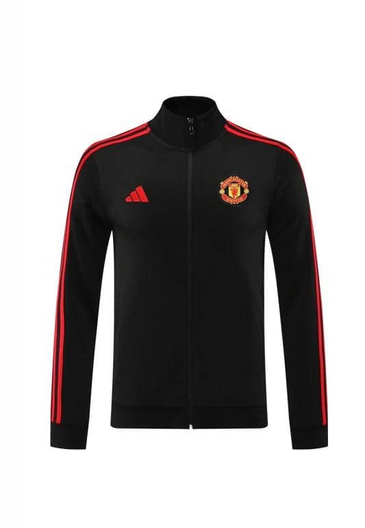 24/25 Manchester United Black Full Zipper Jacket +Long Pants - Image 23
