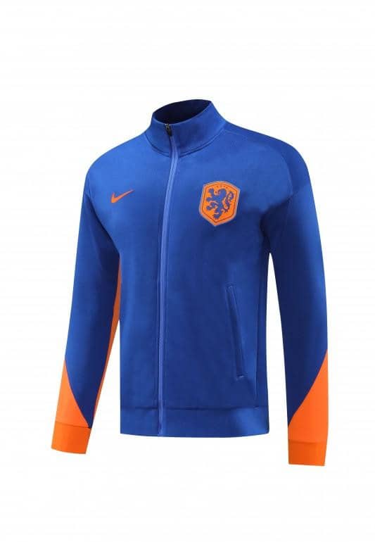 2024 Netherlands Blue Full Zipper Jacket +Long Pants - Image 6