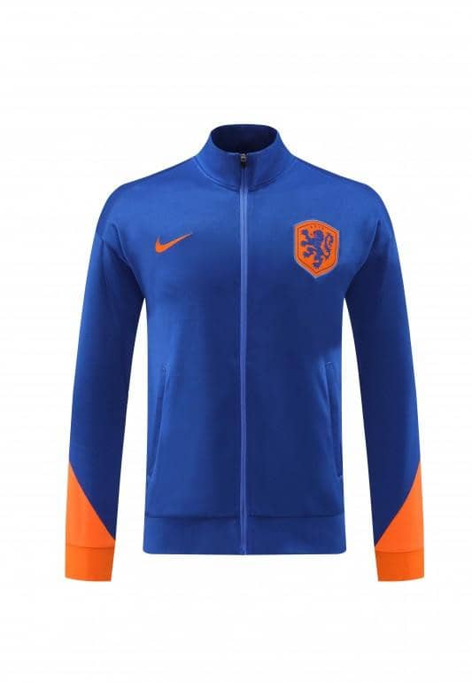 2024 Netherlands Blue Full Zipper Jacket +Long Pants - Image 7