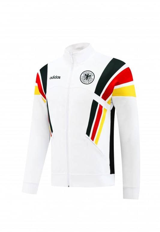 2024 Germany White Full Zipper Jacket +Long Pants - Image 14