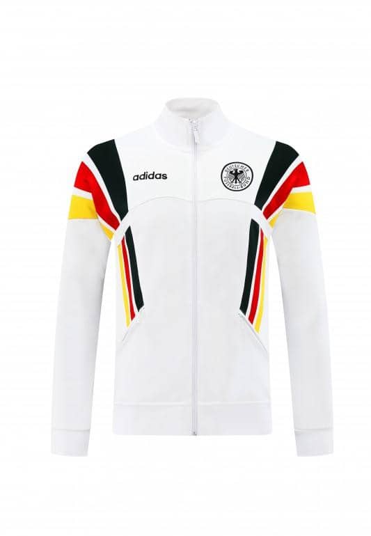 2024 Germany White Full Zipper Jacket +Long Pants - Image 15