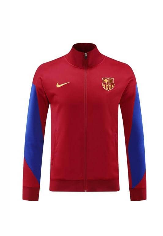 24/25 Barcelona Red Full Zipper Jacket +Long Pants - Image 22