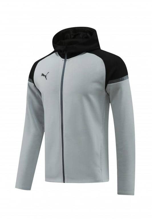24/25 Puma Grey/Black Full Zipper Jacket +Long Pants - Image 21