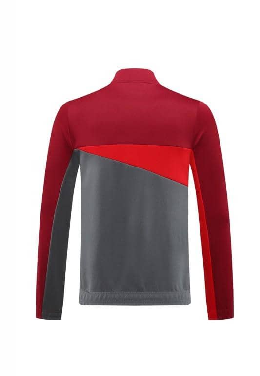 24/25 AC Milan Red/Grey Full Zipper Jacket +Long Pants - Image 18