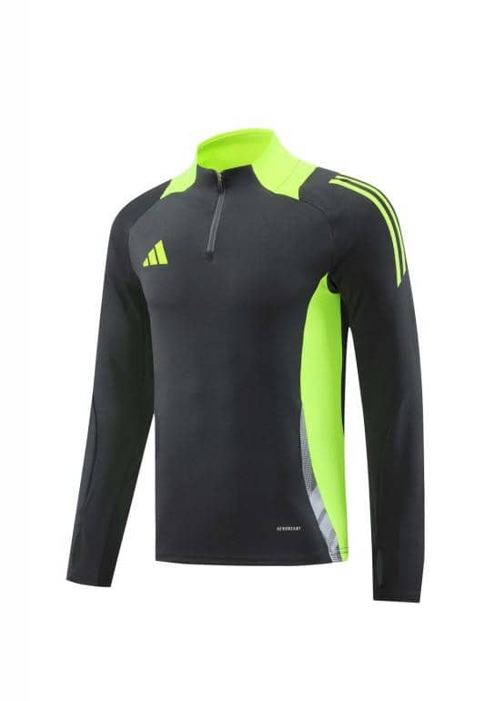2024 Adidas Deep Grey Half Zipper Jacket +Long Pants - Image 22