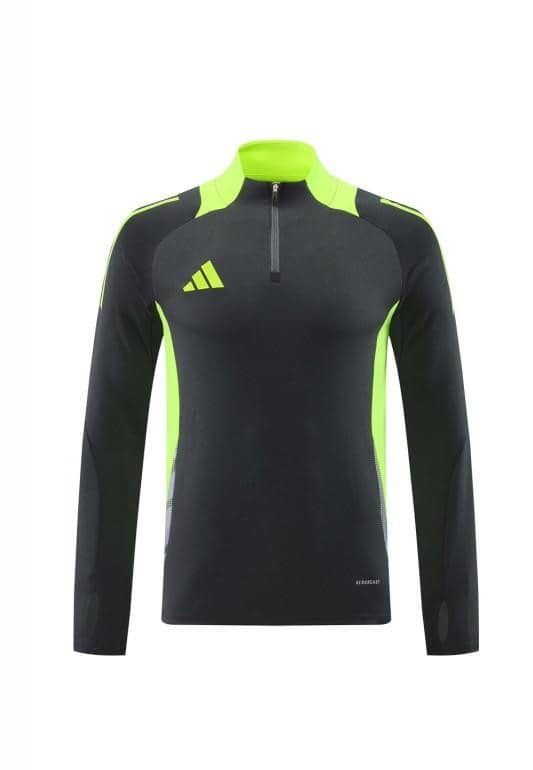 2024 Adidas Deep Grey Half Zipper Jacket +Long Pants - Image 23