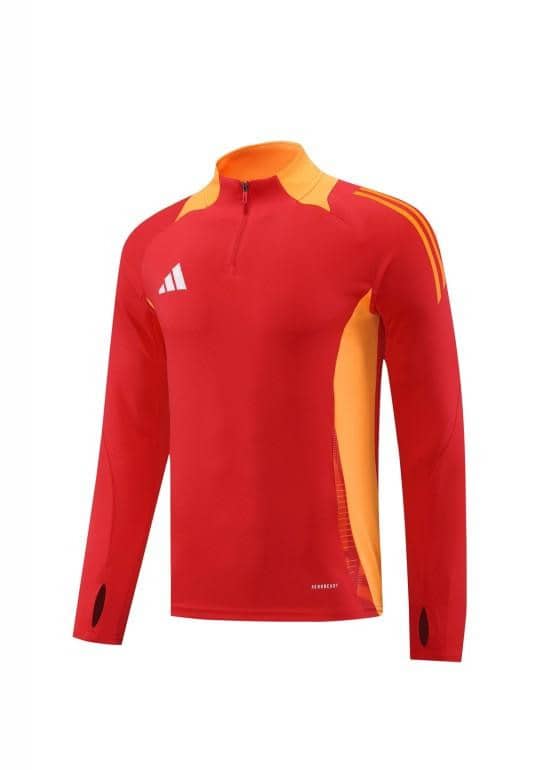 2024 Adidas Red/Yellow Half Zipper Jacket +Long Pants - Image 23