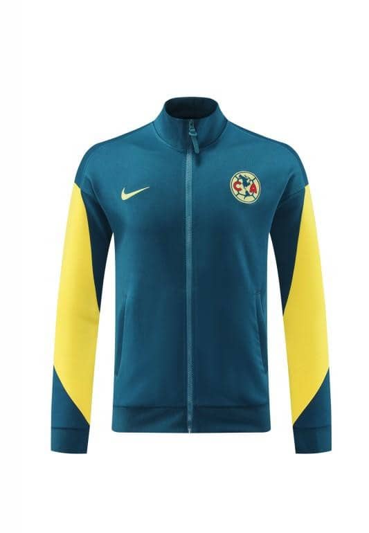 24/25 Club America Green/Yellow Full Zipper Jacket +Long Pants - Image 23