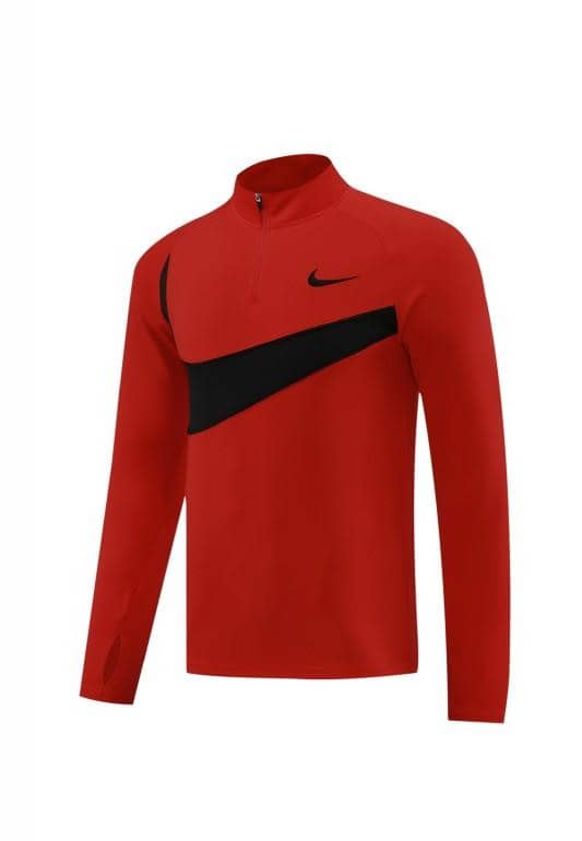 2024 Nike Red/Black Half Zipper Jacket+Pants - Image 10