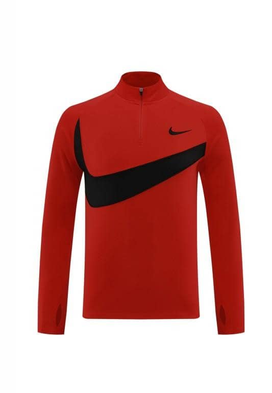 2024 Nike Red/Black Half Zipper Jacket+Pants - Image 11