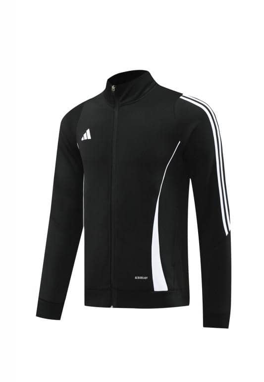 2024 Adidas Black/White Full Zipper Jacket+Pants - Image 12