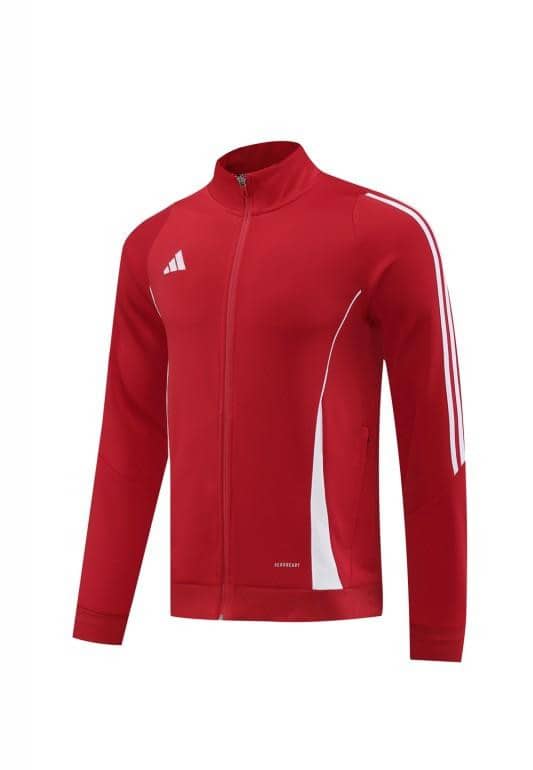 2024 Adidas Red/White Full Zipper Jacket+Pants - Image 12
