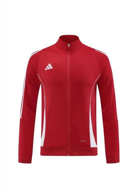 2024 Adidas Red/White Full Zipper Jacket+Pants - Image 13