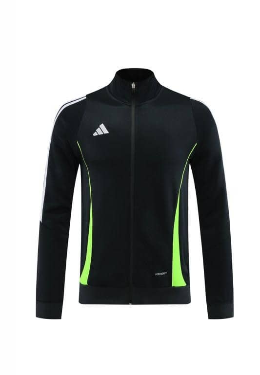2024 Adidas Black/Green Full Zipper Jacket+Pants - Image 12