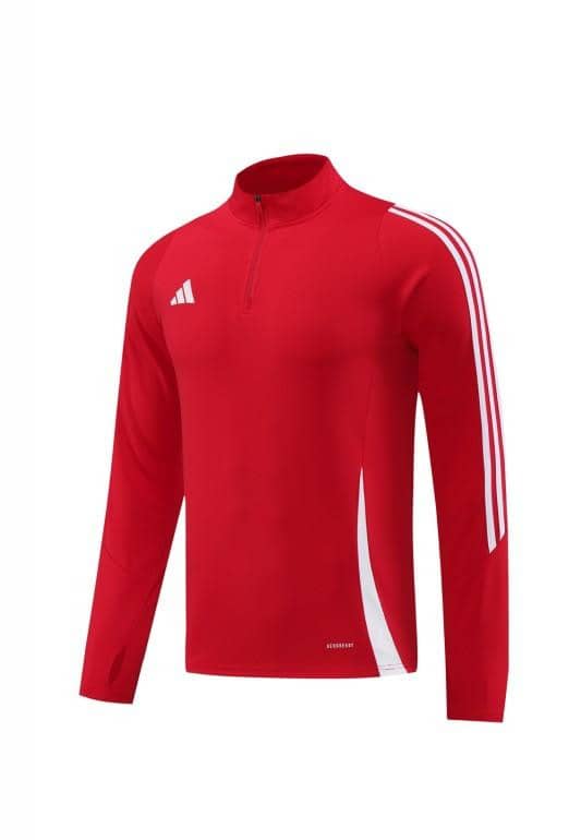 2024 Adidas Red Half Zipper Jacket+Pants - Image 12